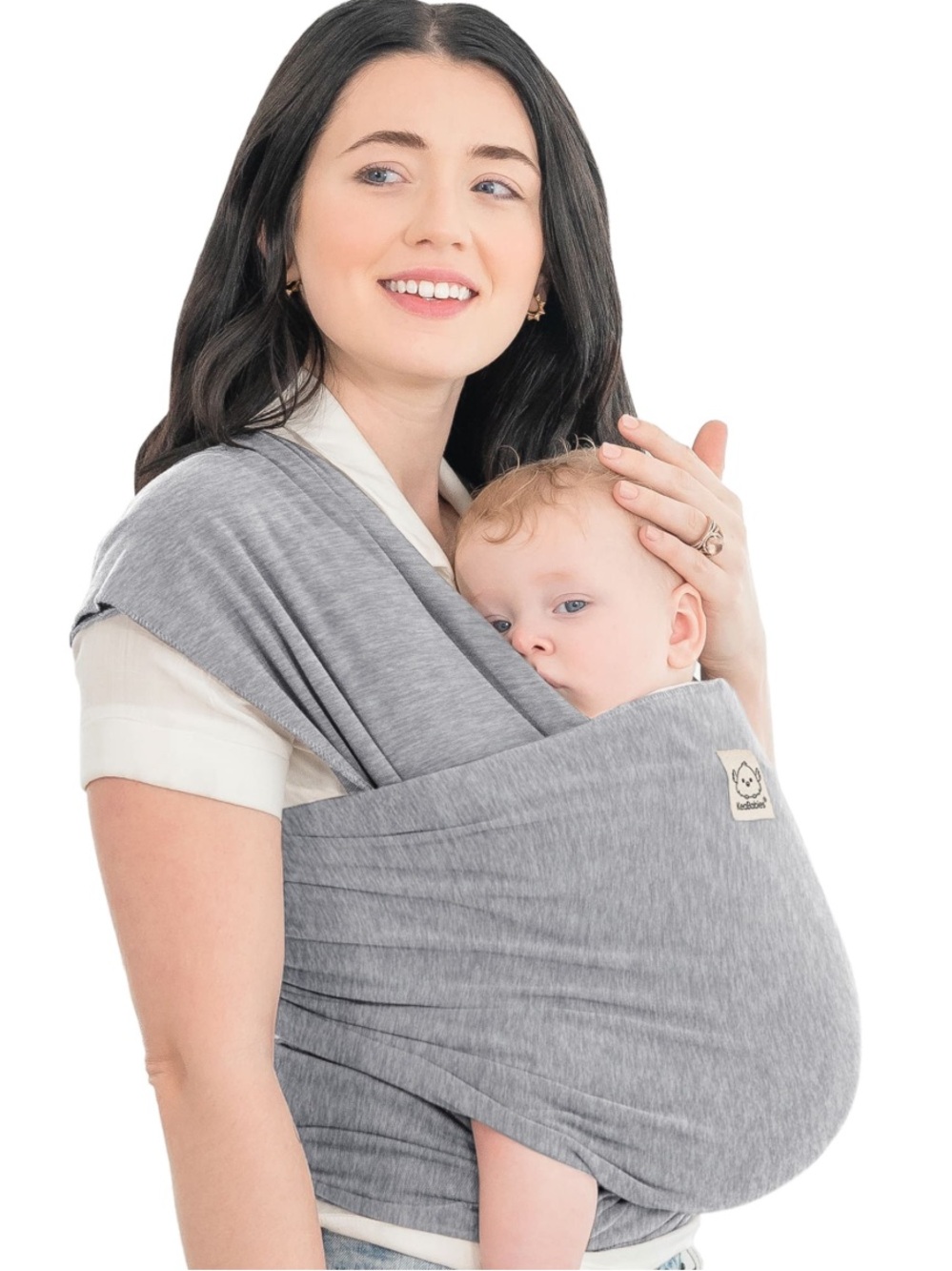 KeaBabies Original Wrap Carrier in Gray NIB